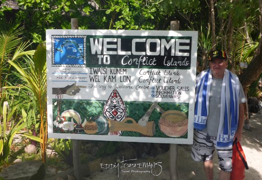 The Conflict Islands Wel Kam to the Conflict Islands. Tok Pisin is a creole language spoken throughout Papua New Guinea. It is an official language of Papua New Guinea and the most...