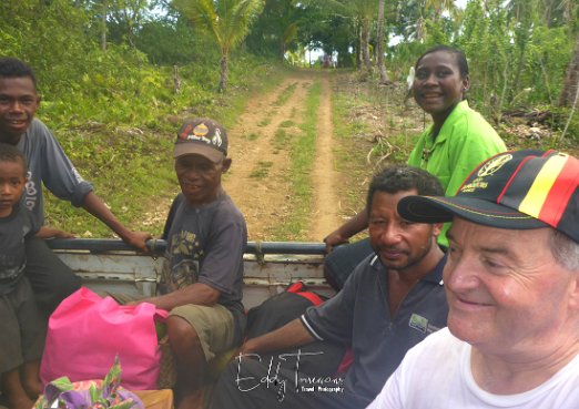 Kitava One of a handful of motorised vehicles on the island. December 2018